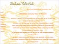 Screenshot: Salsa World Webseite